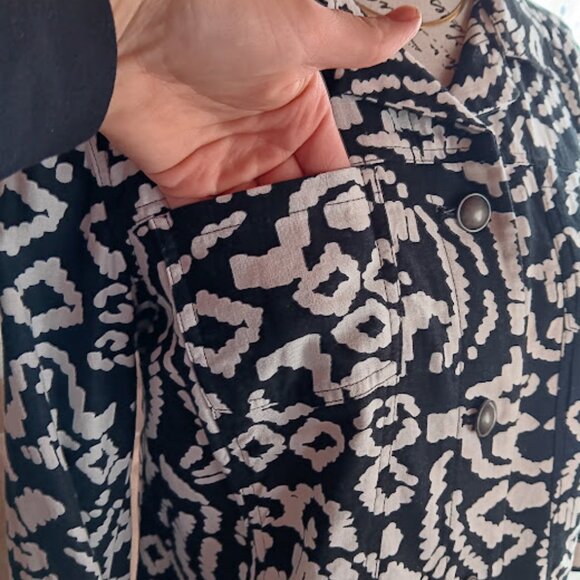 Chico's Quarter Sleeve Jacket - Picture 3 of 9